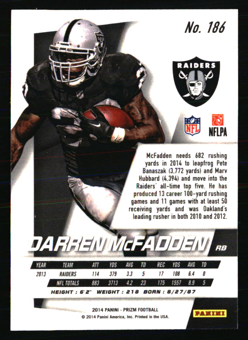 Tarjetas de fútbol americano Oakland Raiders - Elige entre 100 jugadores cantidad descuento - Parte 3 - Imagen 371 de 497