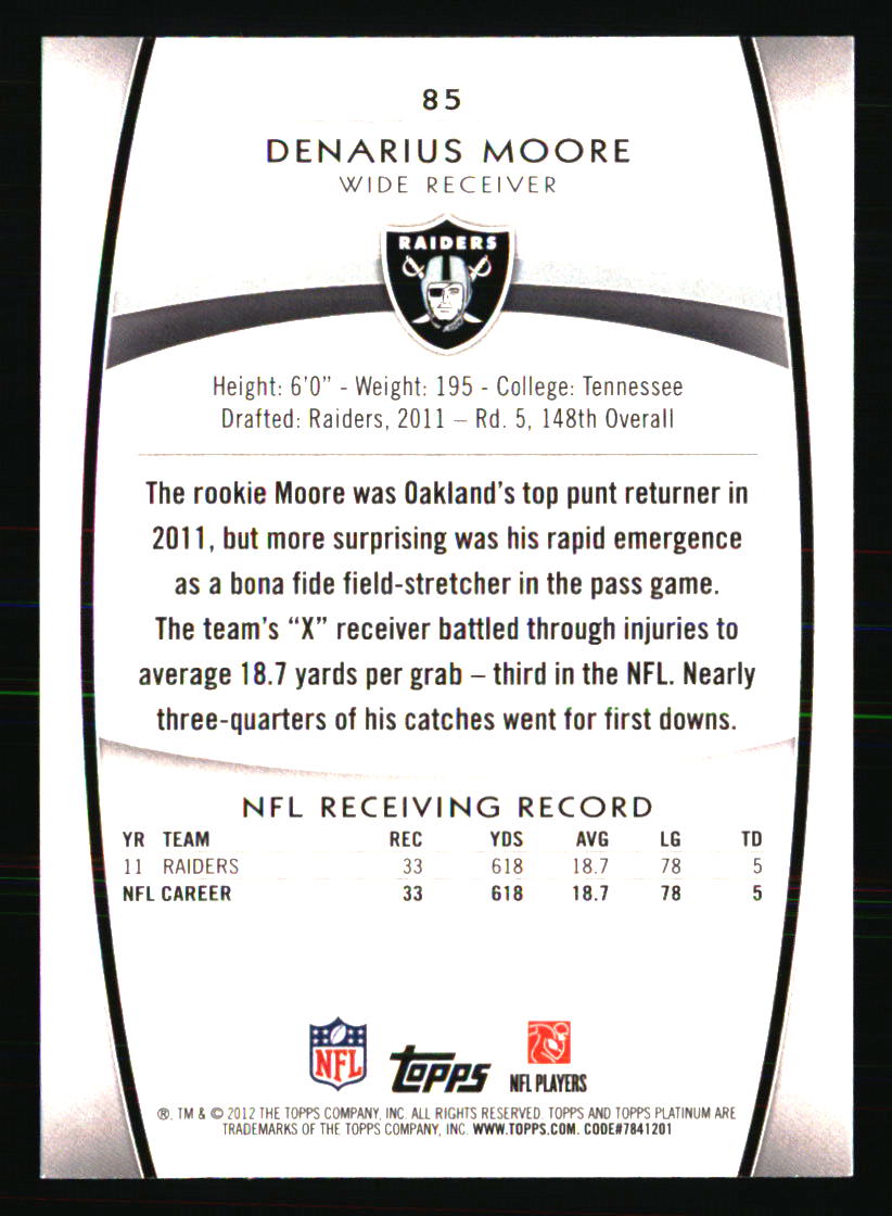 Tarjetas de fútbol americano Oakland Raiders - Elige entre 100 jugadores cantidad descuento - Parte 3 - Imagen 381 de 497