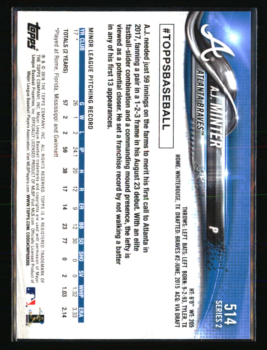 Atlanta Braves Baseball Cards Choose From 100s Players Qty Discount Part 1 - Picture 417 of 437