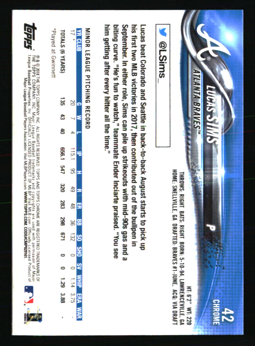 Atlanta Braves Baseball Cards Choose From 100s Players Qty Discount Part 1 - Picture 425 of 437